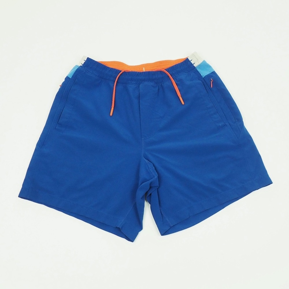 Birddogs Training Running Shorts Mens Medium Blue Lined Stretch Active Workout